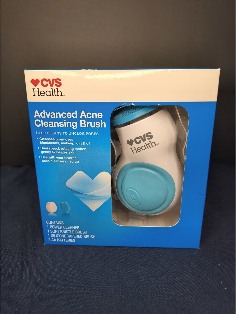 CVS HEALTH ADVANCED ACNE CLEANSING BRUSH Brand New